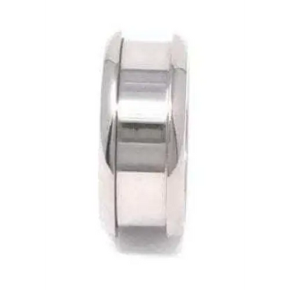 Titanium Ring Core (Bevelled) & Screw fitment (10mm 6mm groove) Ring Cores