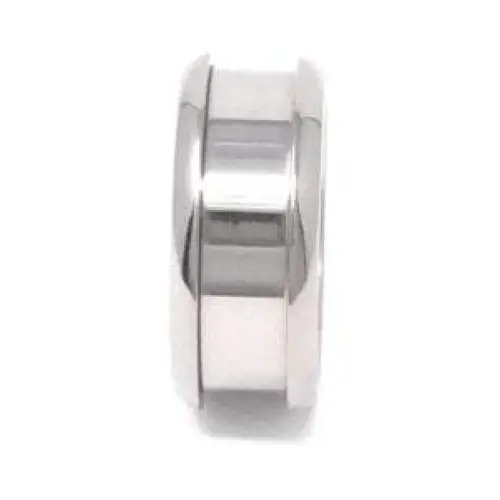 Titanium Ring Core (Bevelled) & Screw fitment (10mm - 6mm groove) - Ring Cores