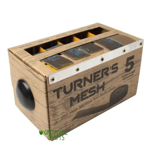 Turners Mesh Abrasive Strip 5-Grit Pack - Sanding Accessories