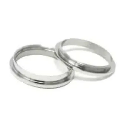Two piece 6mm Stainless Steel Ring Core & Screw Fit Ring Cores