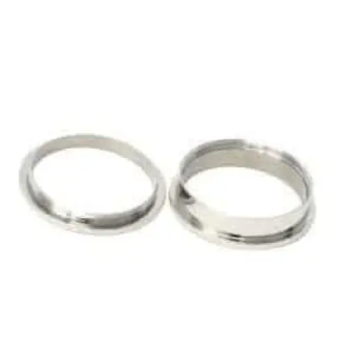 Two piece 8mm Stainless Steel Ring Core & Screw Fit Ring Cores