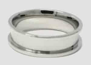 8mm Inlay Stainless Steel Ring Core Greenvill Crafts