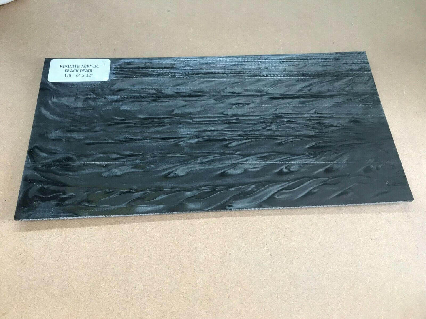 Kirinite Black Pearl Craft Sheet 300mm x 150mm x 3mm Kirinite