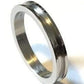 Titanium ring core with screw fit & flat edges, 4mm (2mm groove) Greenvill Crafts