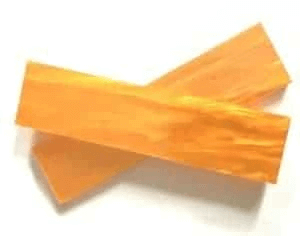 Kirinite Orange Pearl / Solar Flare Knife Scales - Set of 2 Kirinite