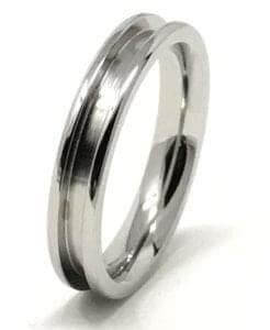 4mm Inlay Stainless Steel Ring Core Greenvill Crafts