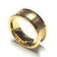 8mm IP Gold Plated Tungsten Carbide Ring Core Greenvill Crafts