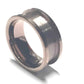 8mm IP Bronze Plated Tungsten Carbide Ring Core Greenvill Crafts