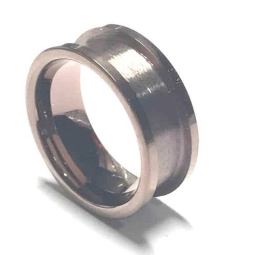 8mm IP Bronze Plated Tungsten Carbide Ring Core Greenvill Crafts