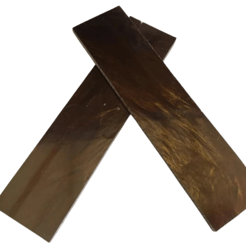 Kirinite Bronze Pearl Knife Scales - Set of 2 Kirinite
