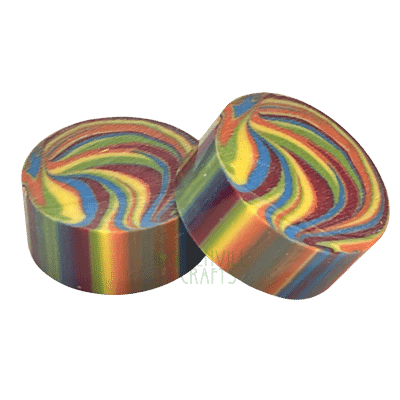Disco Polyester Ring Blank Greenvill Crafts