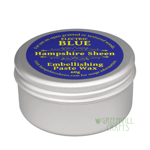 Electric Blue Embellishing Wax - Hampshire Sheen Hampshire Sheen