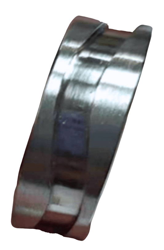 S Shape 8mm Inlay Titanium Ring Core