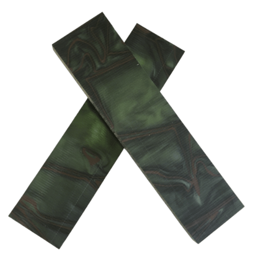 Kirinite Jungle Camo Knife Scales - Set of 2 Kirinite