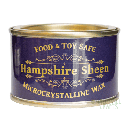 MicroCrystalline Wax (Food & Toy Safe) 130g Tin - Hampshire Sheen Hampshire Sheen