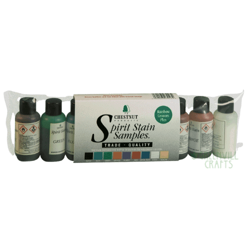 Spirit Stain Kit (Rainbow Colours) - Chestnut Products Chestnut