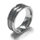 8mm Double Channel Tungsten Carbide Ring Core (Bevelled Edge) Greenvill Crafts
